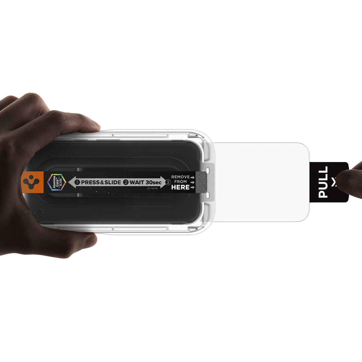 Spigen Pixel 10a Screen Protector GLAS.tR EZ Fit Pro (2P) view 7