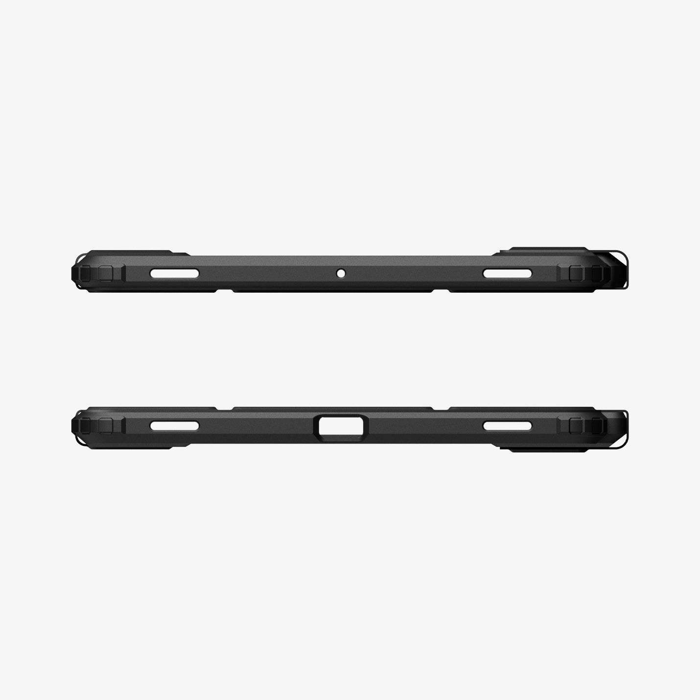 Galaxy Tab S11 Ultra Hybrid Pro black case with precise port and speaker cutouts