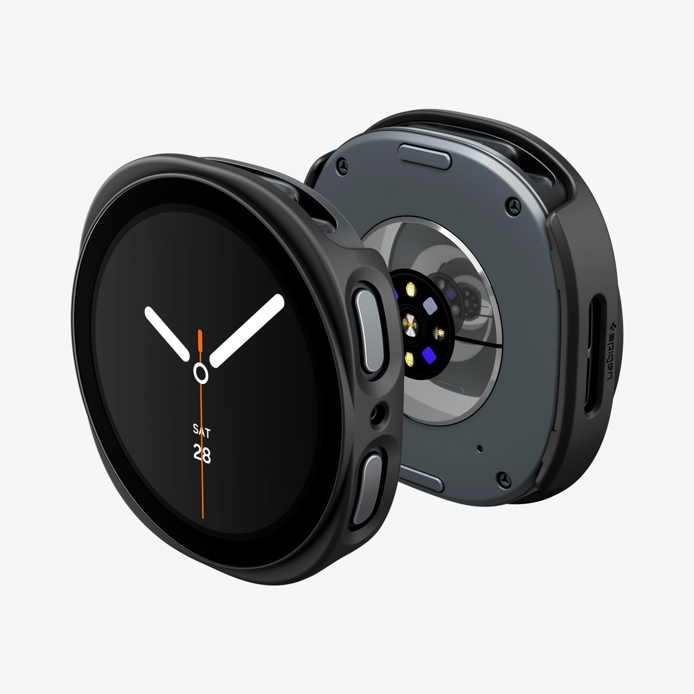 Front and rear protection views of Thin Fit 360 for Galaxy Watch 40mm