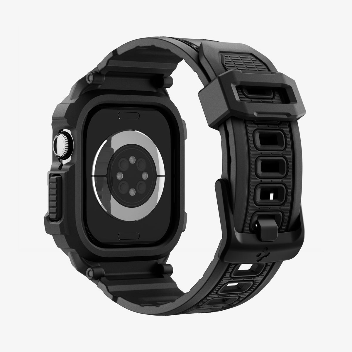 Spigen Apple Watch Series 11 and 10 46mm Rugged Armor Pro 2 in Matte Black – back