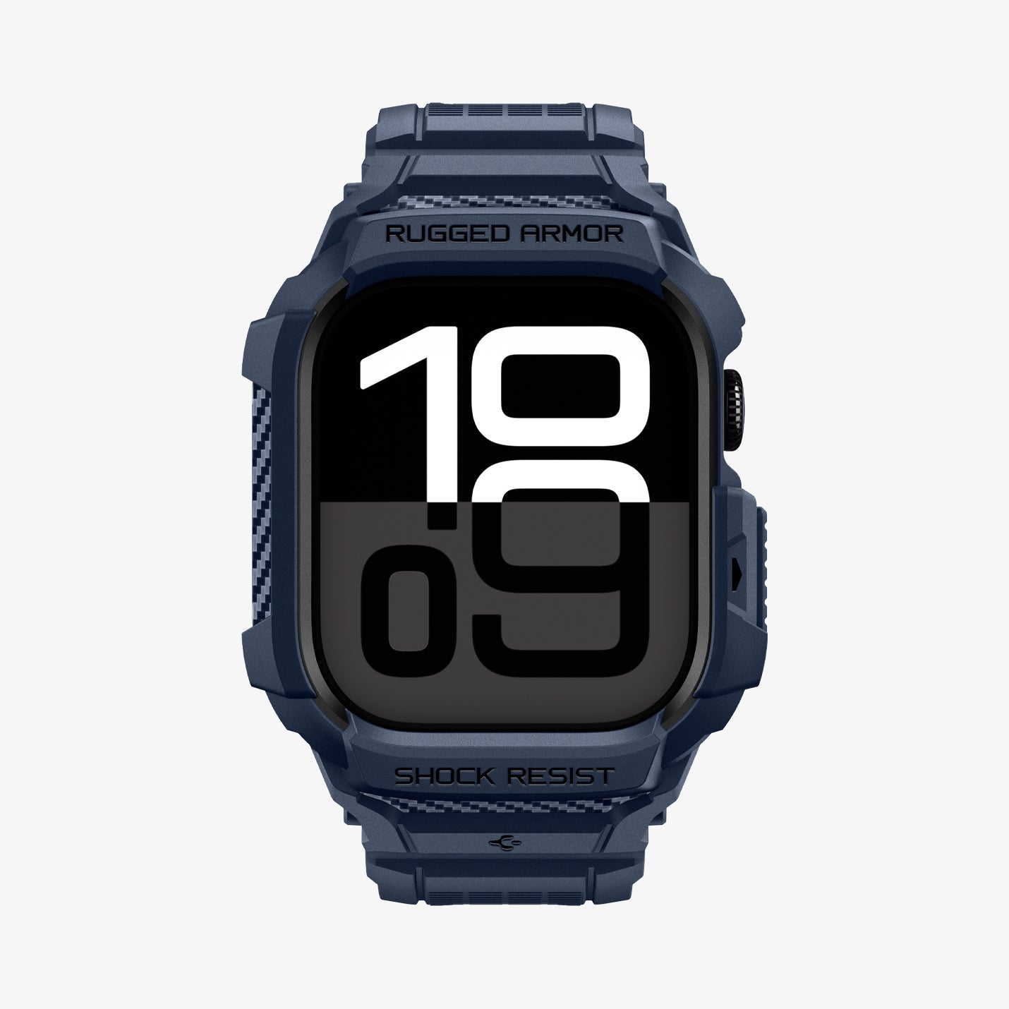 Spigen Apple Watch Series 11 / 10 (46mm) Case + Band – Rugged Armor Pro 2 in Navy Blue