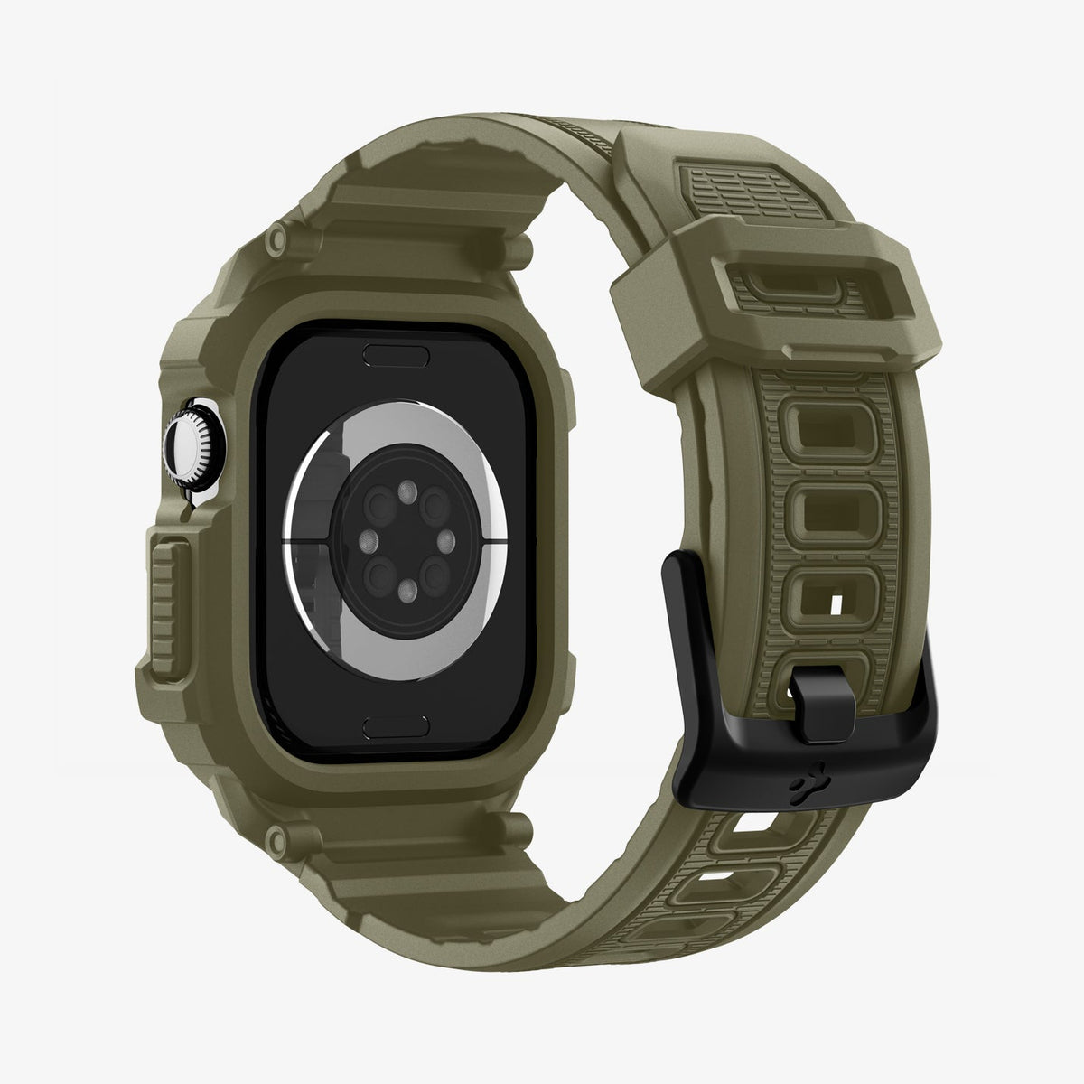 Spigen Apple Watch Series 11 and 10 46mm Rugged Armor Pro 2 in Vintage Khaki – back