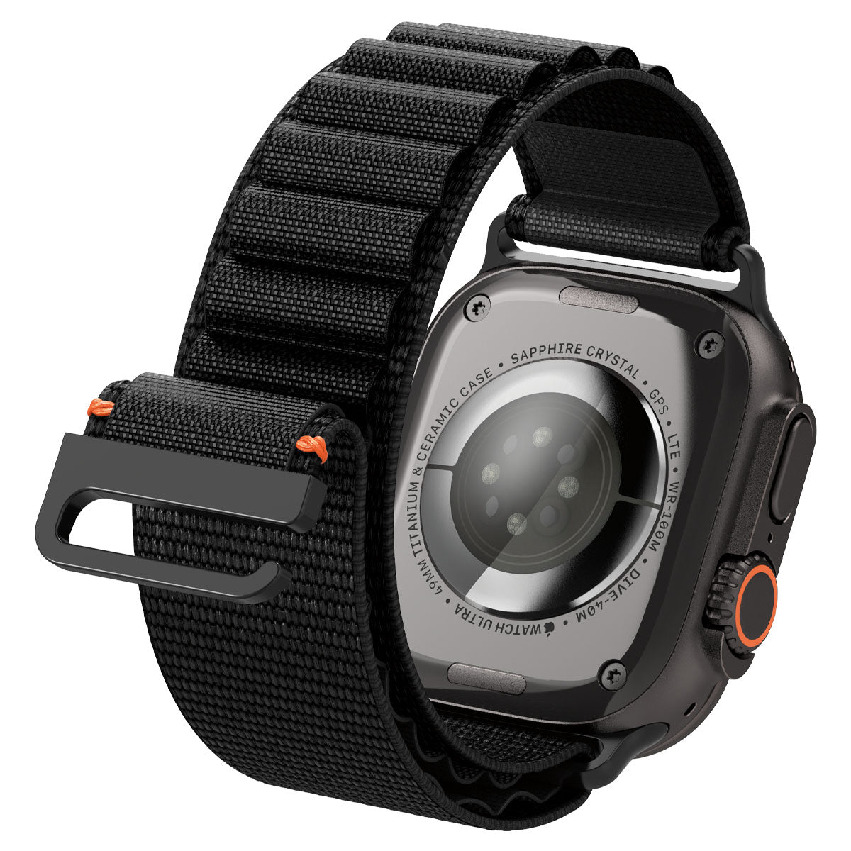 Spigen Apple Watch Band WBF1 Watch Band Compatible with Ultra 3/2/1 (49mm), Series 11/10 (46mm), 9/8/7 (45mm), 6/5/4