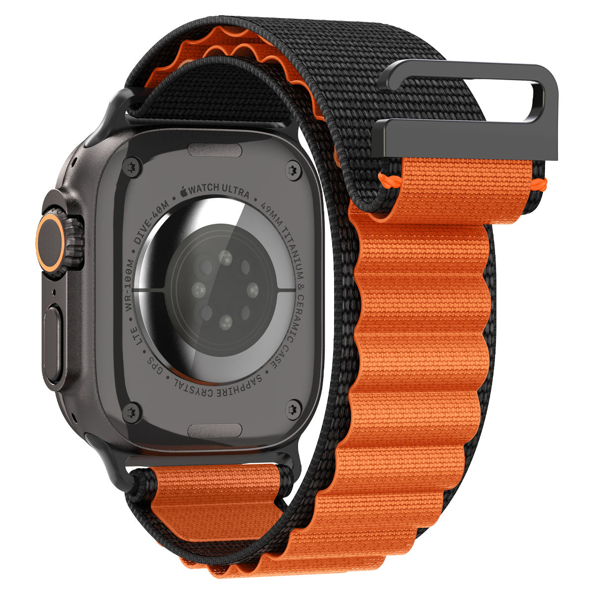 Spigen Apple Watch Band WBF1 Watch Band Compatible with Ultra 3/2/1 (49mm), Series 11/10 (46mm), 9/8/7 (45mm), 6/5/4