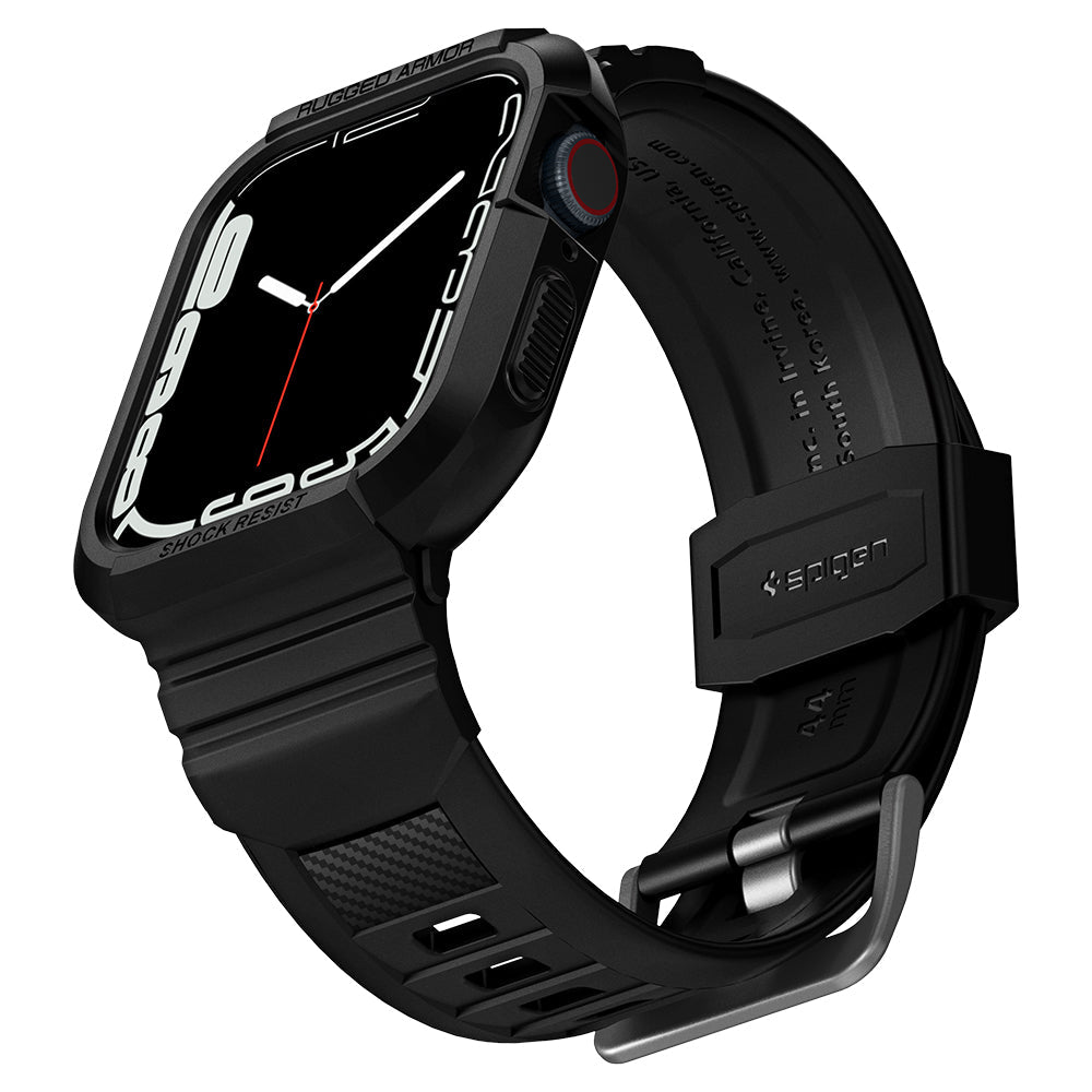 Spigen Apple Watch Series (45mm/44mm) Case + Case Rugged Armor Pro view 9