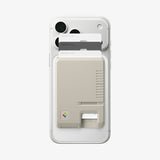 Spigen Classic LS MagFit card holder in Stone with cards