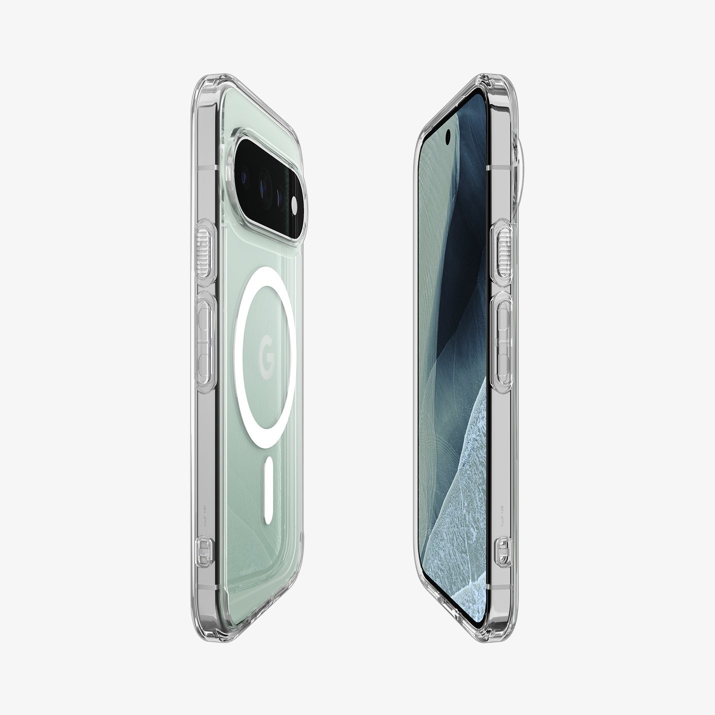 Spigen Ultra Hybrid MagFit Case for Pixel 11 Pro - Clear White - image 4