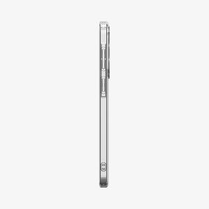 ACS11132 - Spigen Liquid Crystal Galaxy A37 5G case in Crystal Clear side profile showing slim transparent design