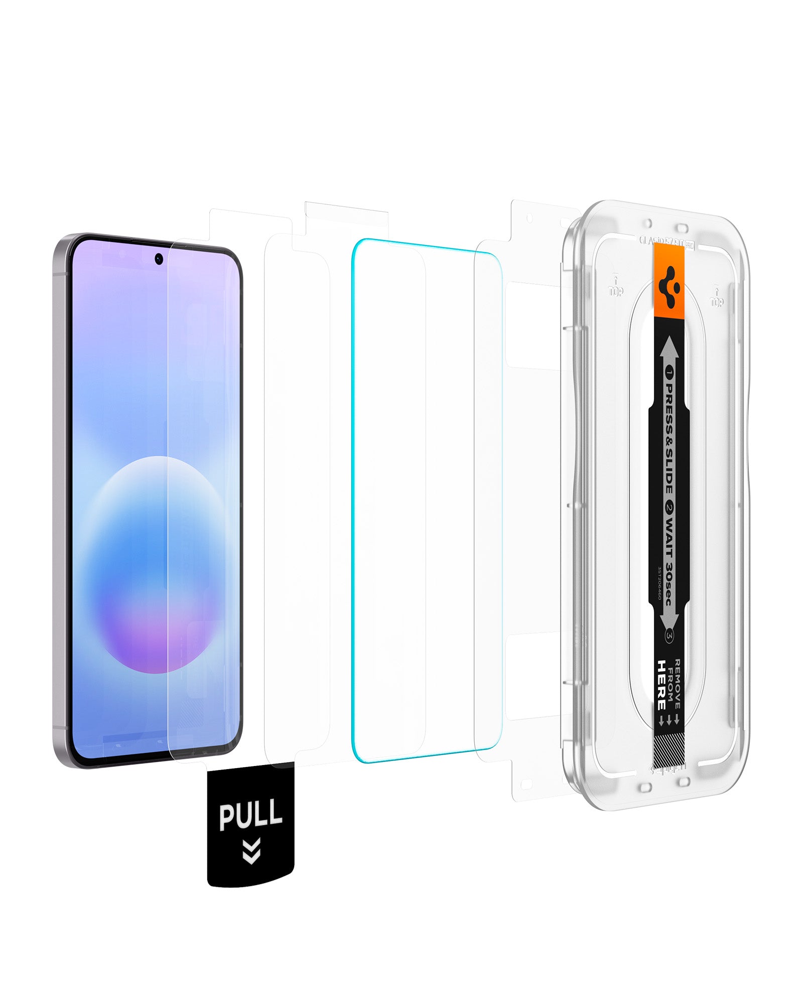 Spigen Galaxy A57 5G Screen Protector GLAS.tR EZ Fit Pro (2 Pack) view 3