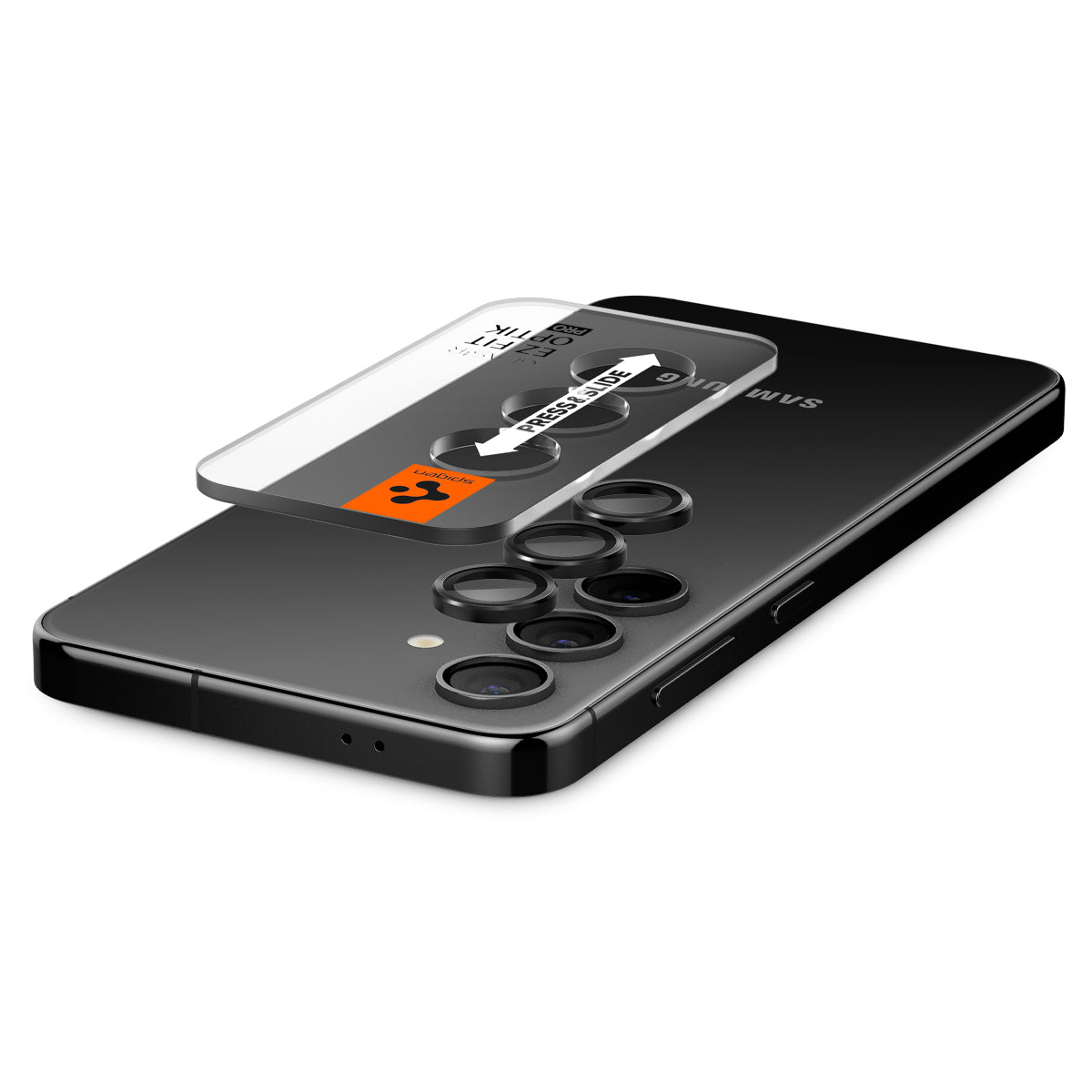 Spigen Galaxy S24 / S23 Plus / S23 Lens Protector Optik Pro EZ Fit (2 Pack) view 6