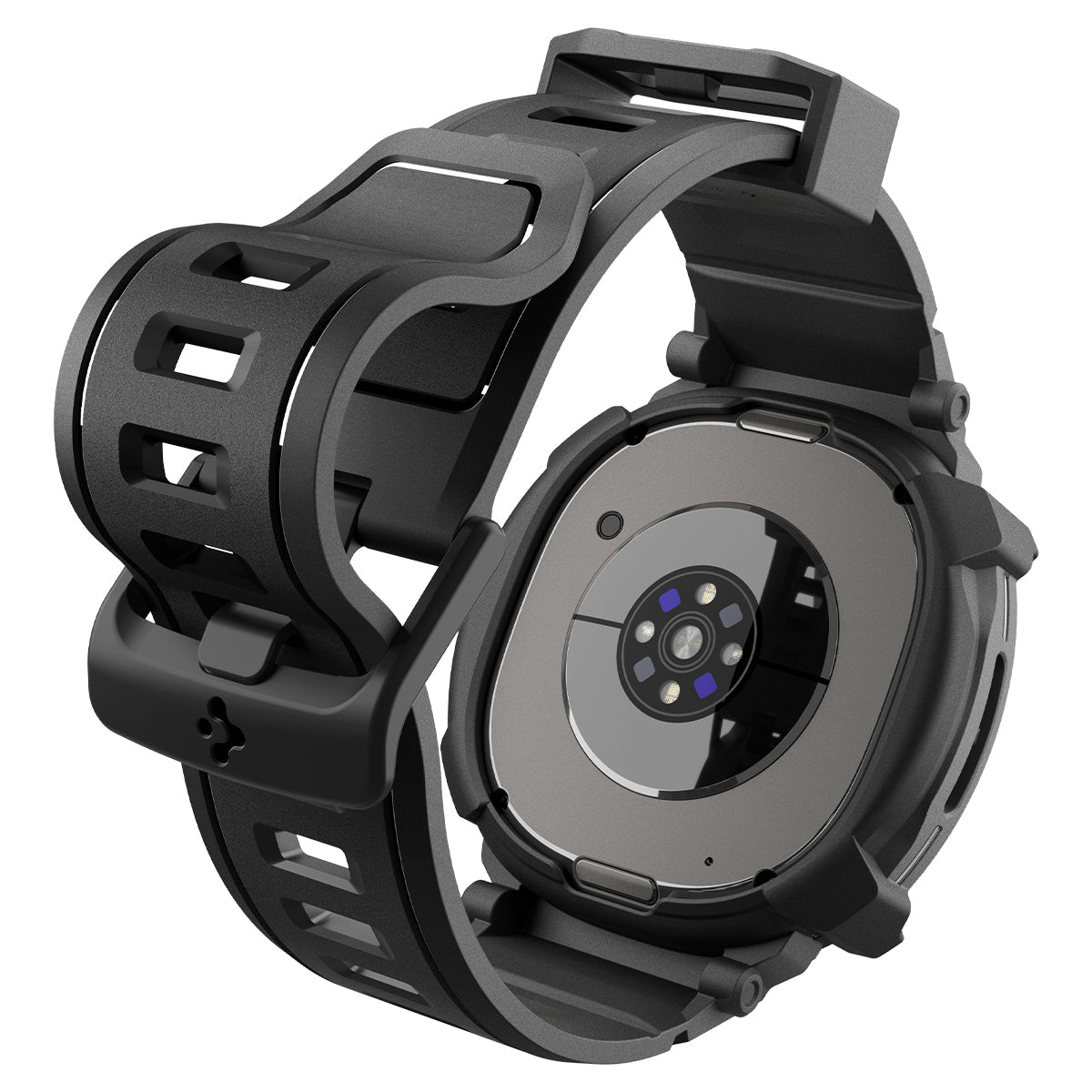 Spigen Galaxy Watch 8 Classic (46mm) Case + Case Rugged Armor Pro view 9
