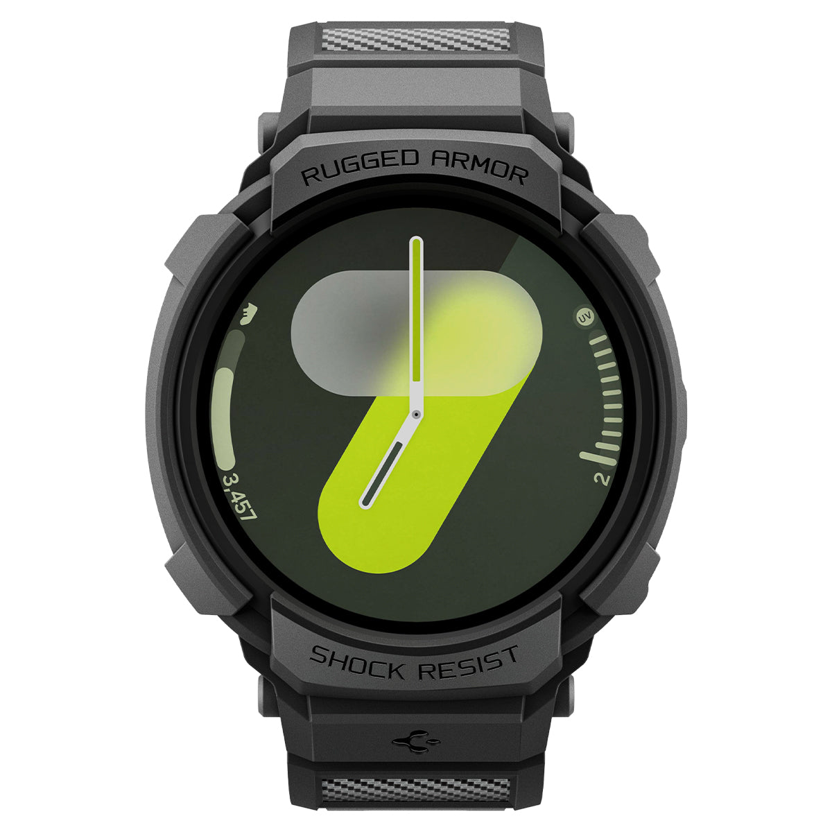 Spigen Galaxy Watch 8 (44mm) Case + Case Rugged Armor Pro view 3