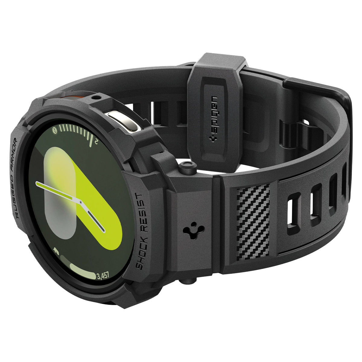 Spigen Galaxy Watch 8 (44mm) Case + Case Rugged Armor Pro view 9