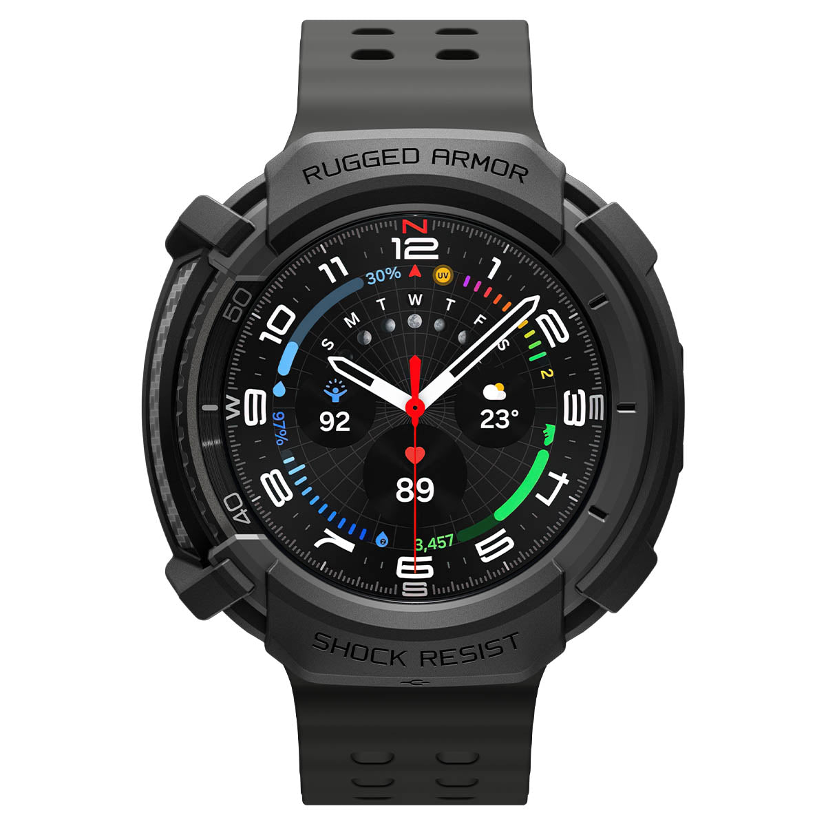 Spigen Galaxy Watch 8 Classic (46mm) Case Rugged Armor view 3