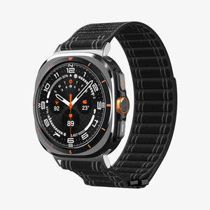 Spigen Galaxy Watch Ultra 2 & Ultra 47mm Band - WBF0 - Black - white background detail image 1