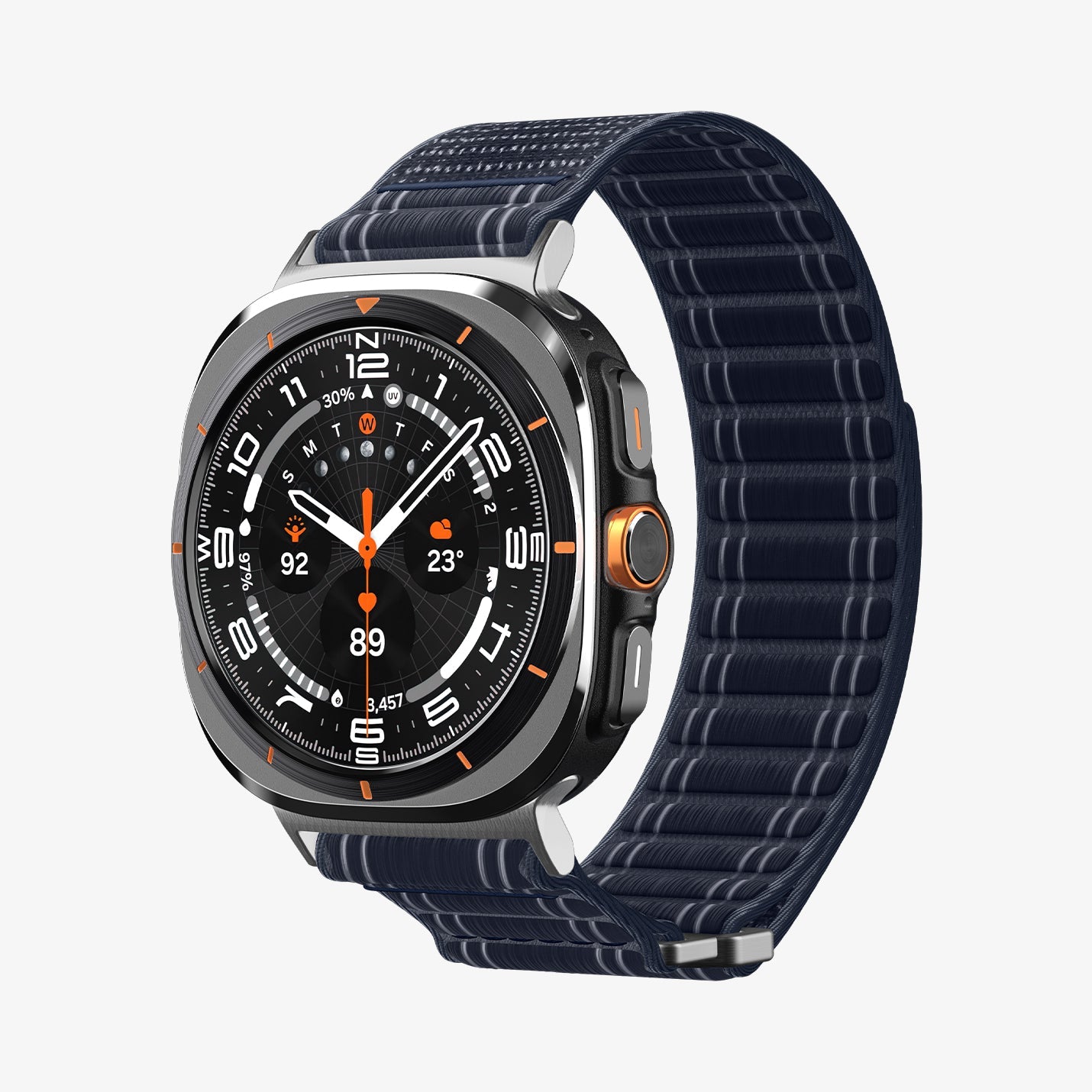 Spigen Galaxy Watch Ultra 2 & Ultra 47mm Band - WBF0 - Navy - white background detail image 1