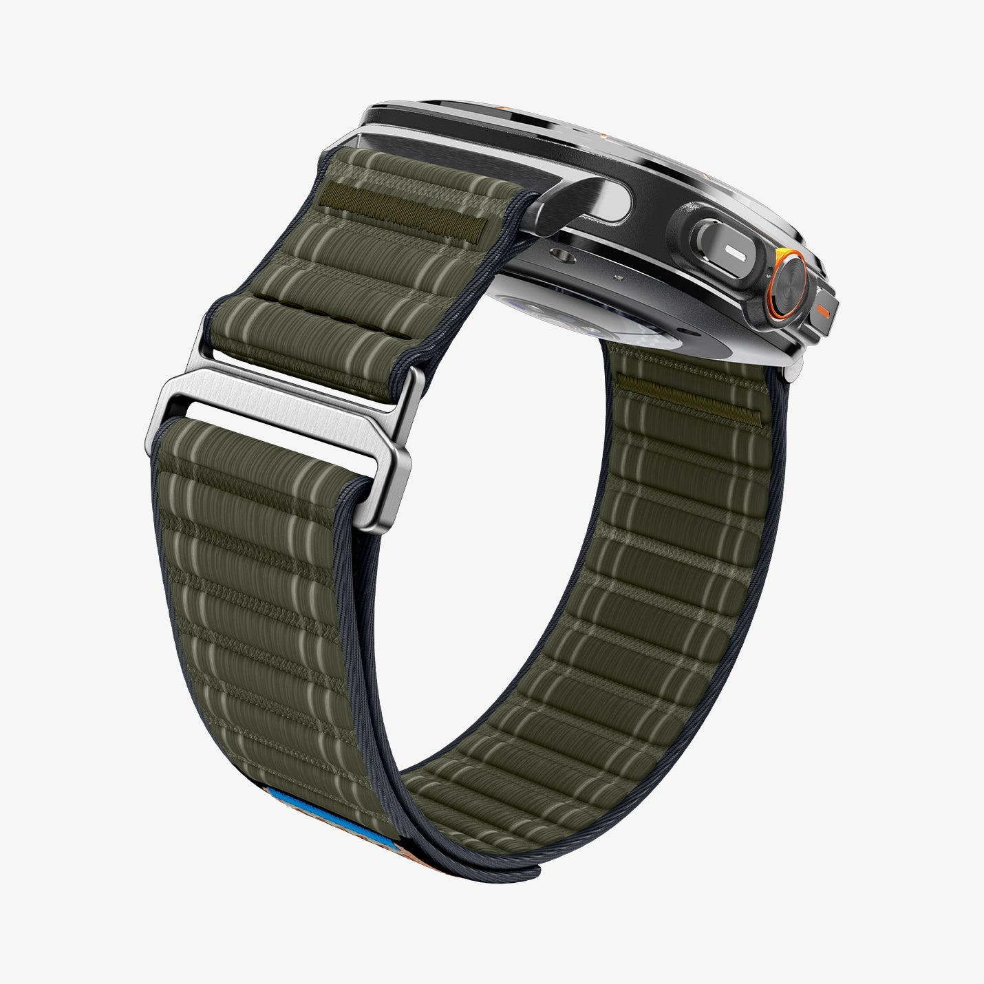 Spigen Galaxy Watch Ultra 2 & Ultra 47mm Band - WBF0 - Green - white background detail image 4