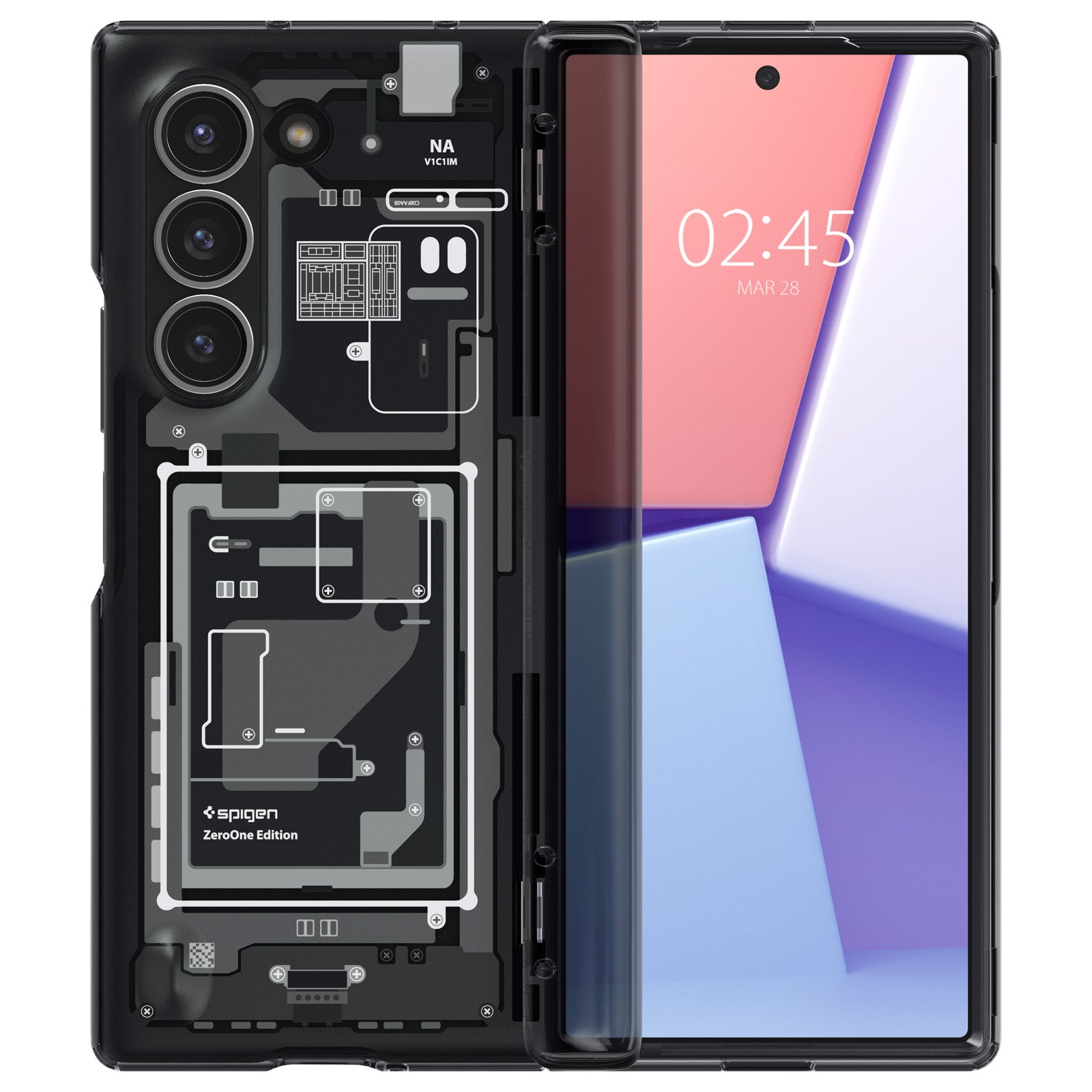 Spigen Galaxy Z Fold 6 Case Ultra Hybrid Pro Zero One view 4