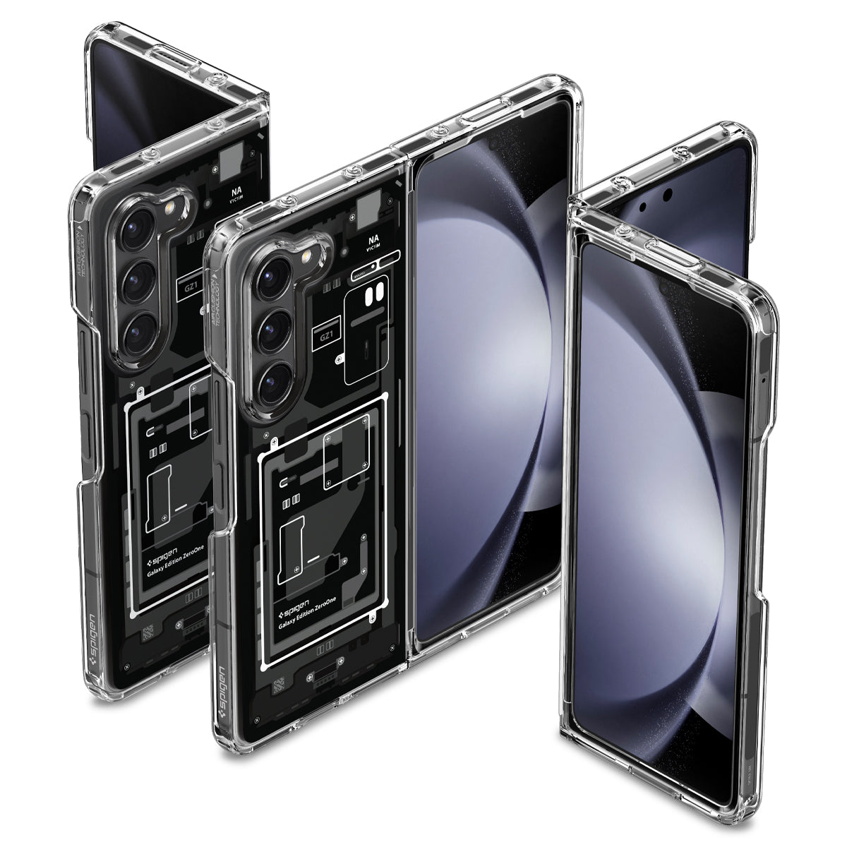 Spigen Galaxy Z Fold 5 Case Ultra Hybrid Zero One view 2