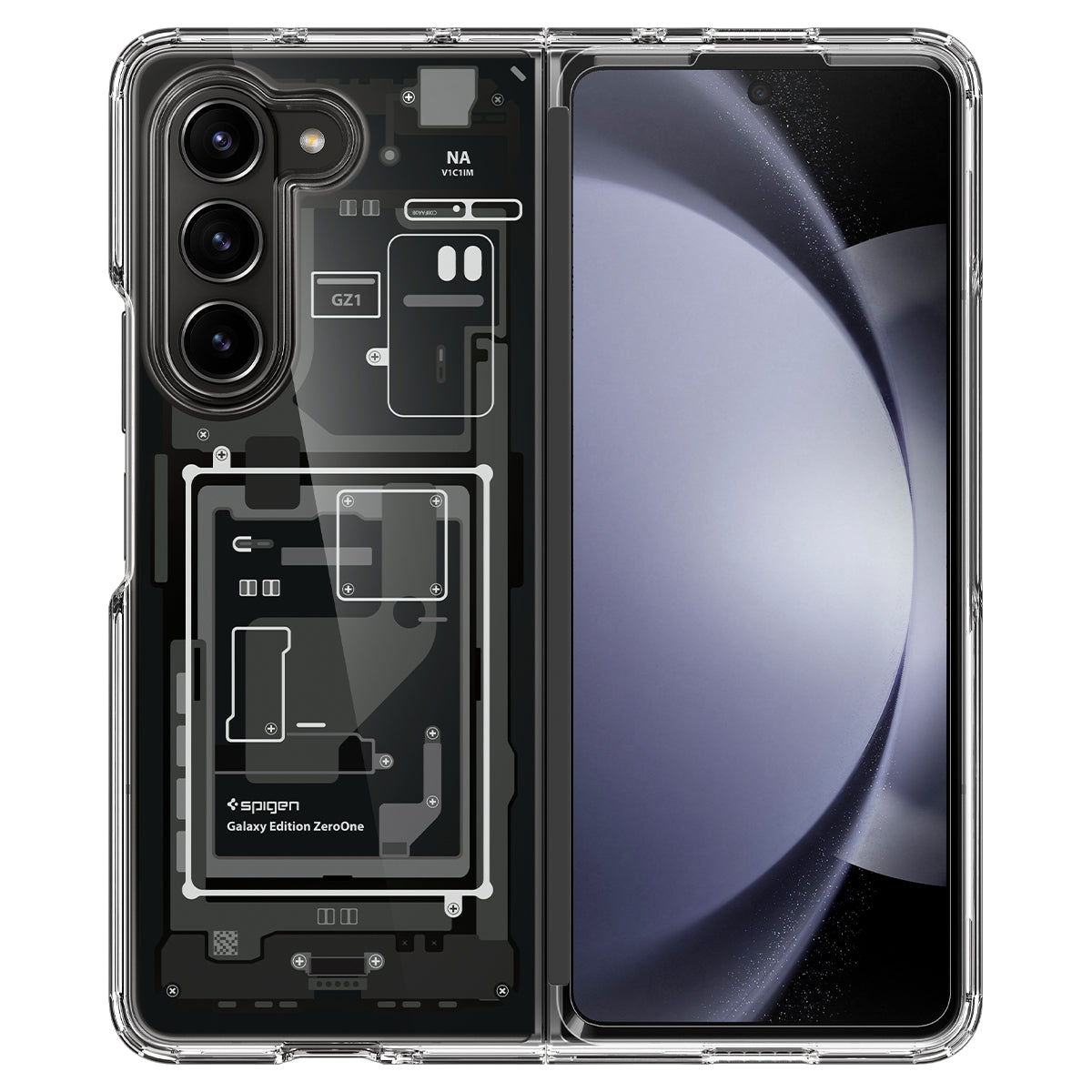 Spigen Galaxy Z Fold 5 Case Ultra Hybrid Zero One view 3