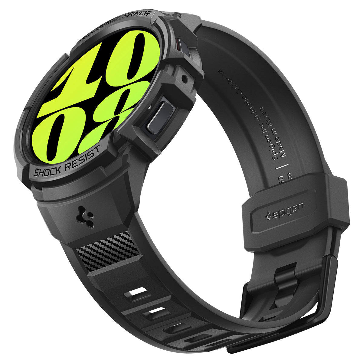 Spigen Galaxy Watch 6 (44mm) Case+Band Case Rugged Armor Pro view 11