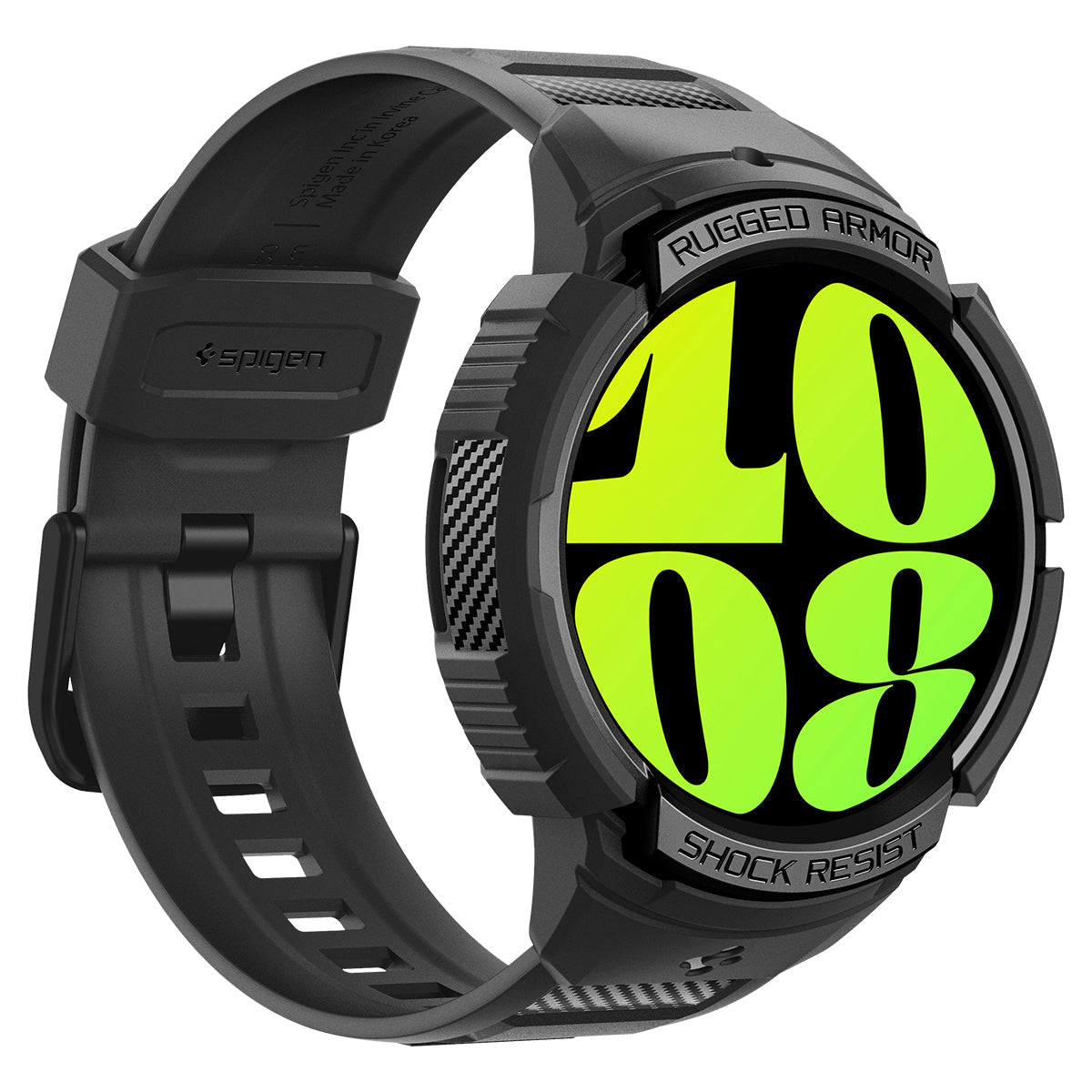Spigen Galaxy Watch 6 (44mm) Case+Band Case Rugged Armor Pro view 12