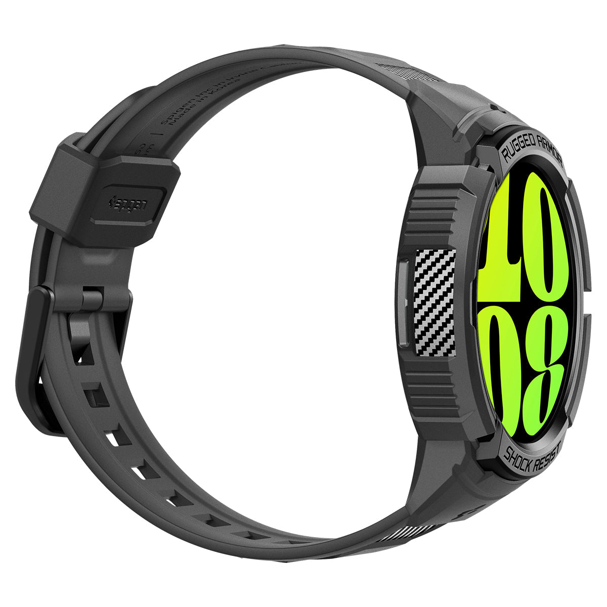 Spigen Galaxy Watch 6 (44mm) Case+Band Case Rugged Armor Pro view 14