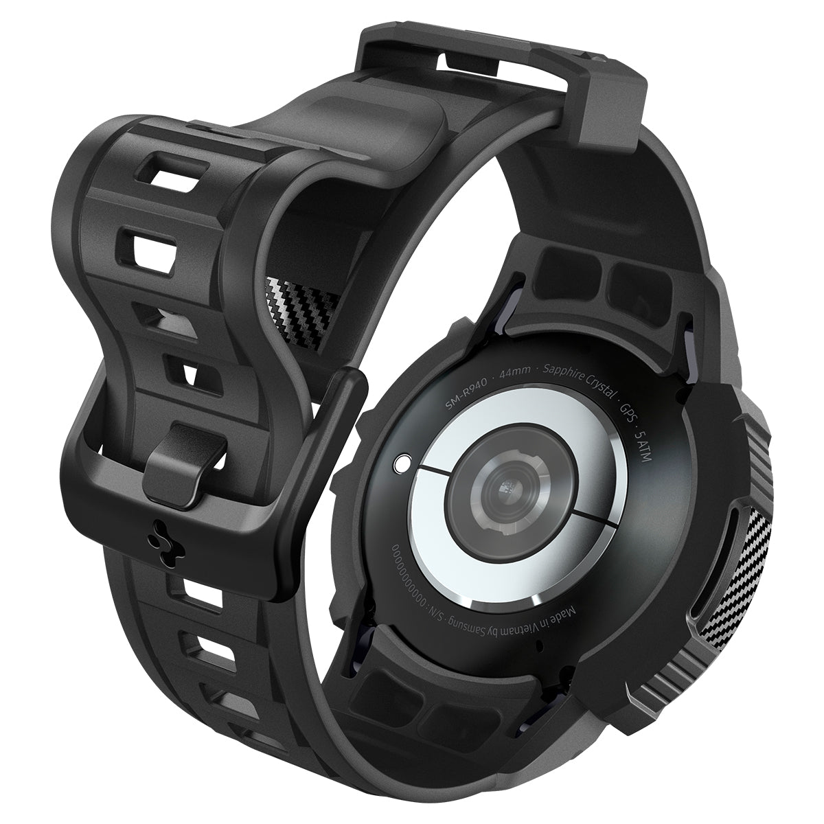 Spigen Galaxy Watch 6 (44mm) Case+Band Case Rugged Armor Pro view 5