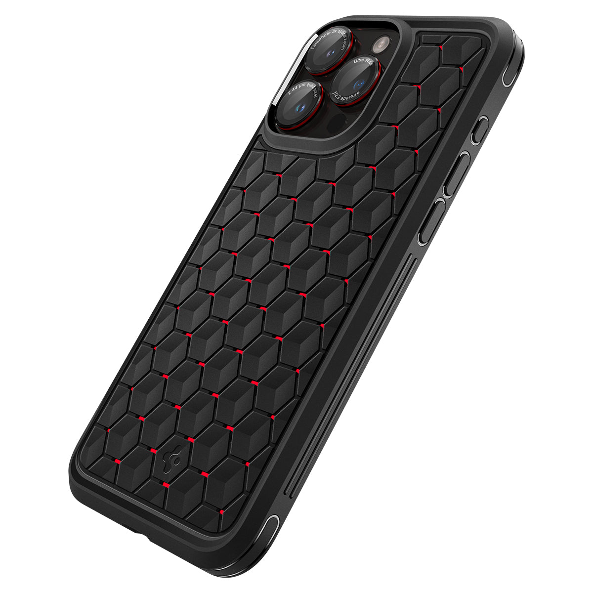 Spigen iPhone 15 Pro Max / 15 Pro Lens Protector Optik Pro EZ Fit view 19