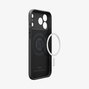 Spigen iPhone 17 Pro Case – Thin Fit (MagFit) - Black - inner MagFit ring view