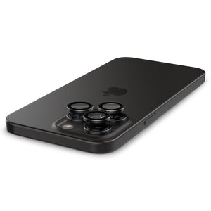Spigen iPhone 15 Pro Max / 15 Pro Lens Protector Optik Pro EZ Fit view 3