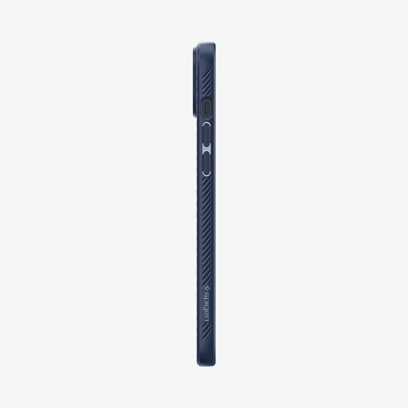 ACS04813 - iPhone 14 Pro Max Case Liquid Air in matte black showing the back