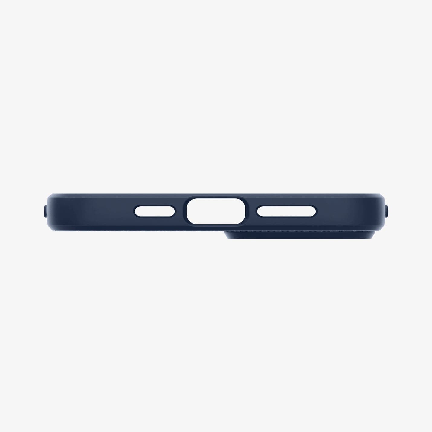 ACS04813 - iPhone 14 Pro Max Case Liquid Air in matte black showing the back