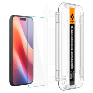 Spigen iPhone 16 Plus / iPhone 16 Screen Protector GLAS.tR EZ Fit (2 Pack) view 18