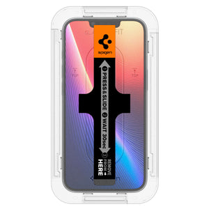Spigen iPhone 17e / 16e Screen Protector GLAS.tR EZ Fit (2 Pack) view 8