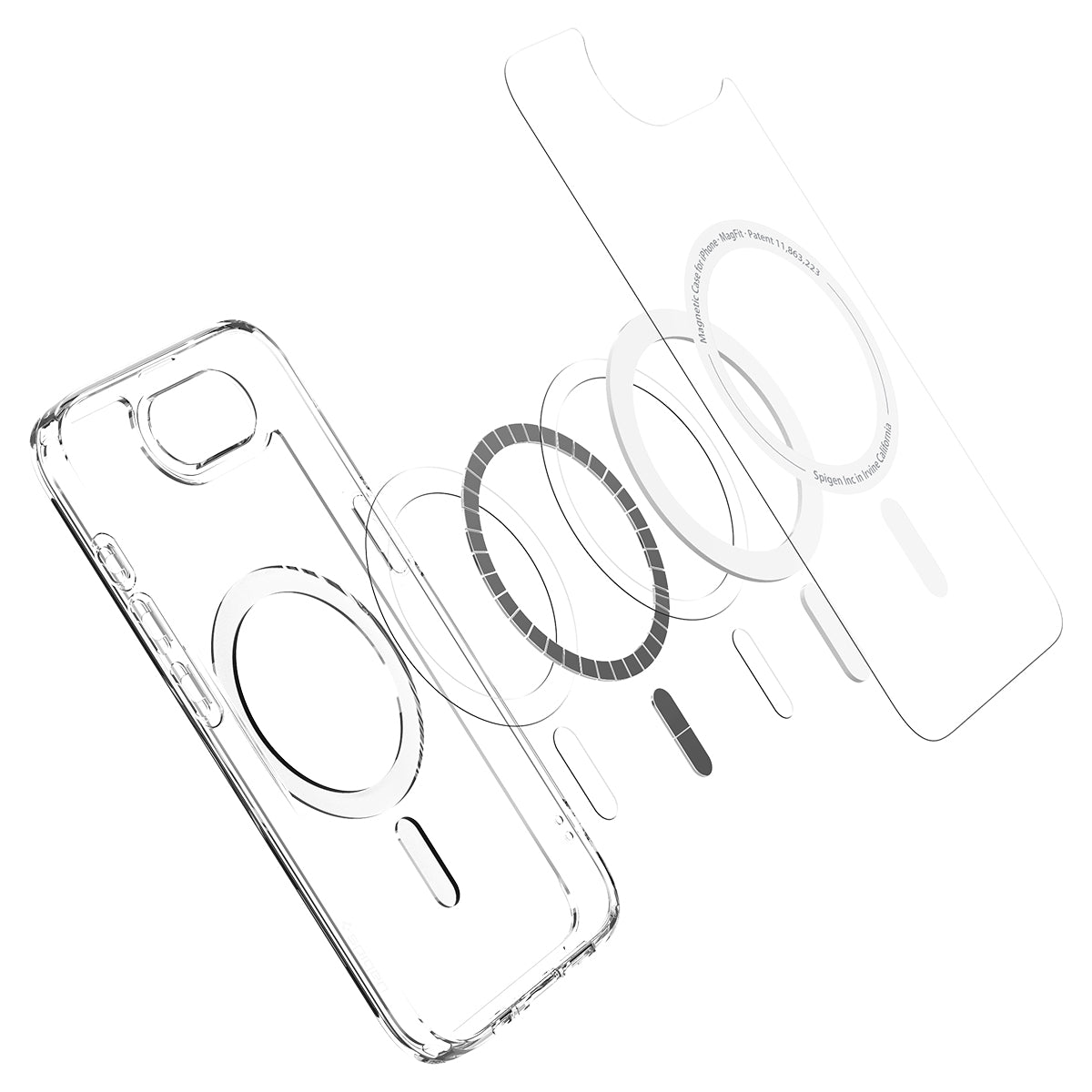 Spigen iPhone 17e / 16e Case Ultra Hybrid MagFit view 9