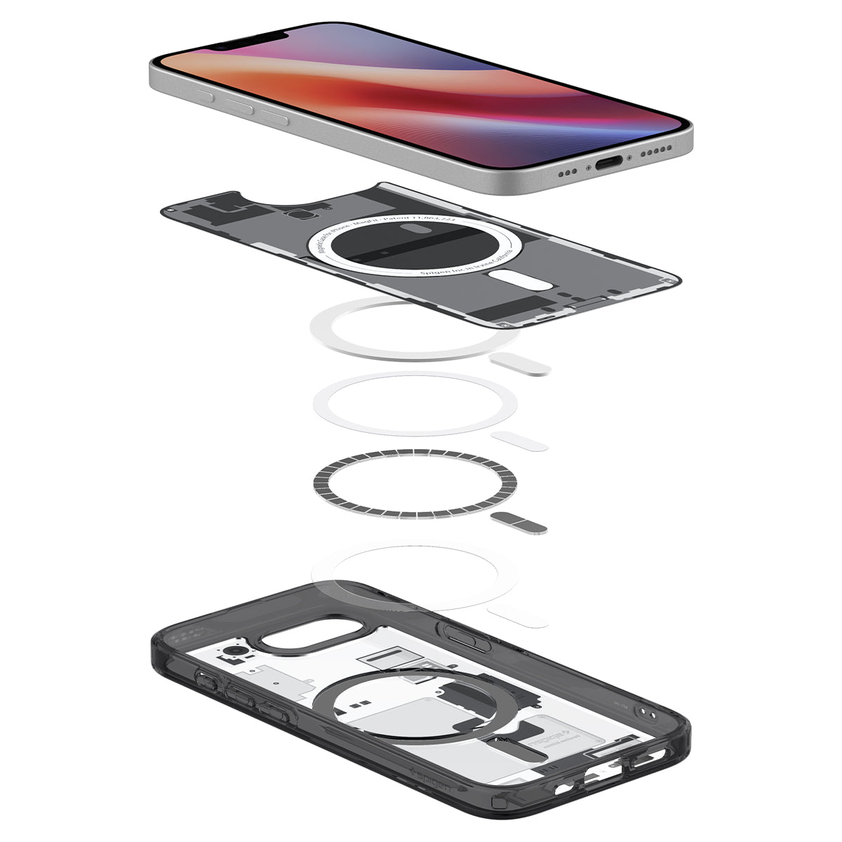 Spigen iPhone 17e / 16e Case Ultra Hybrid Zero One (MagFit) view 8