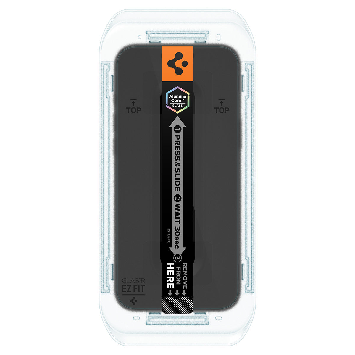 Spigen iPhone 16 Pro Max / 16 Pro Screen Protector GLAS.tR EZ Fit | Privacy view 4