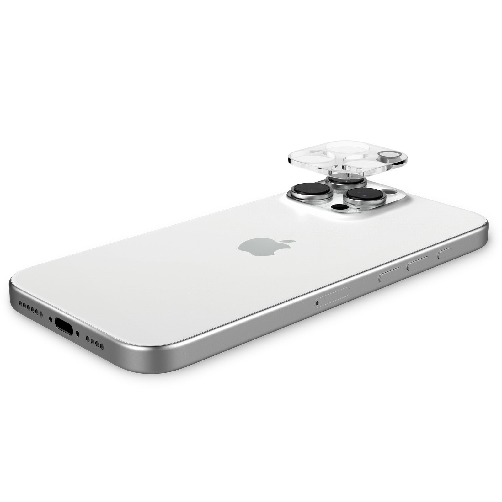 Spigen iPhone 16 Pro Max / 16 Pro Lens Protector – Optik Pro EZ Fit – Crystal Clear product image 8
