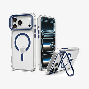 Spigen iPhone 18 Pro Max Ultra Hybrid Optik S (Mag Fit) - Clear Deep Blue - image 1