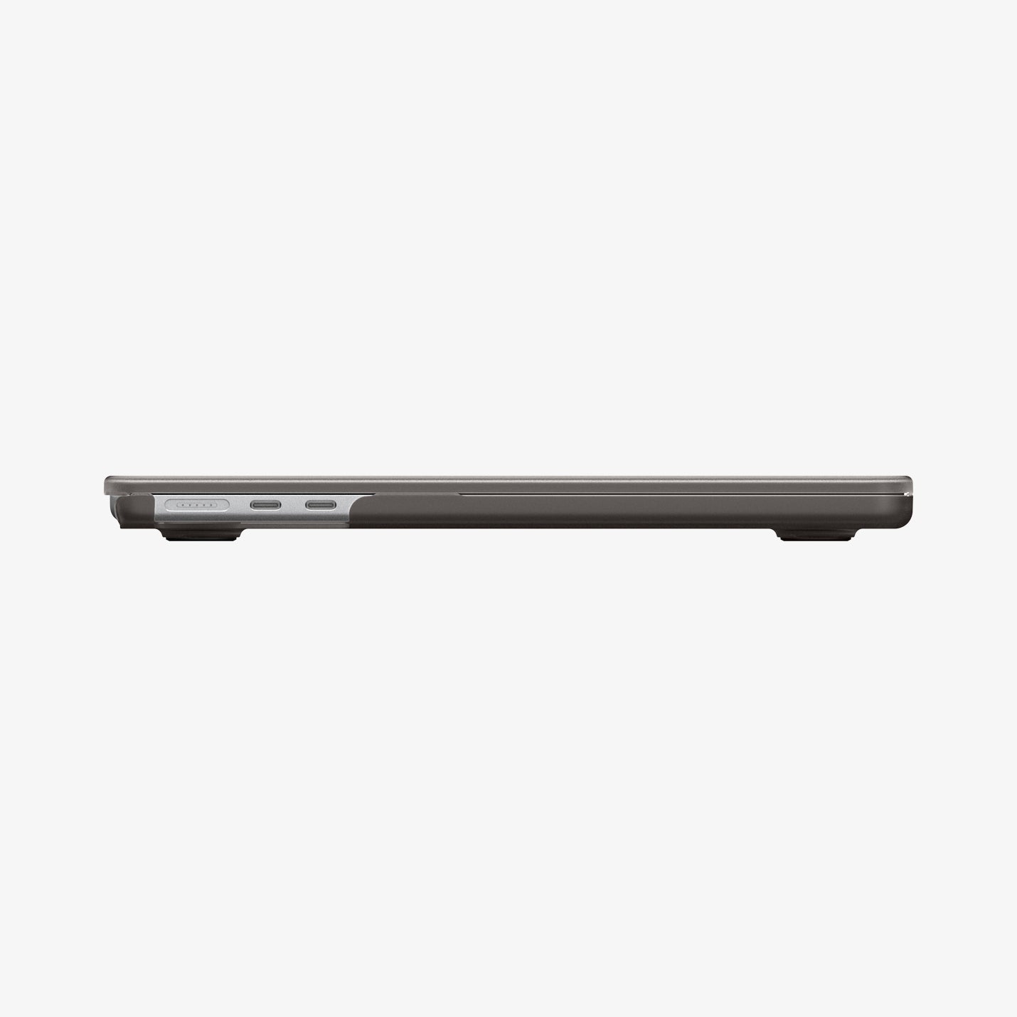 Spigen MacBook Air 13-inch Air Skin in Frost Black showing side