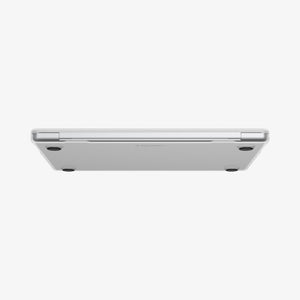 Spigen MacBook Pro 14-inch Air Skin in Frost Clear showing side