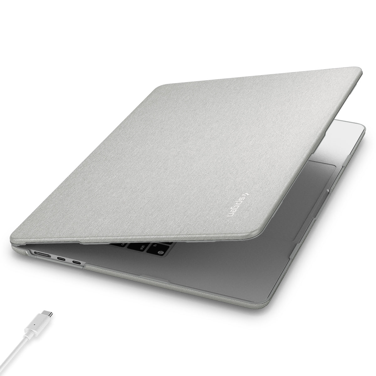 Spigen MacBook Air 15-inch M5/M4/M3/M2 Case - Urban Fit - Heather Gray - ACS10975 2