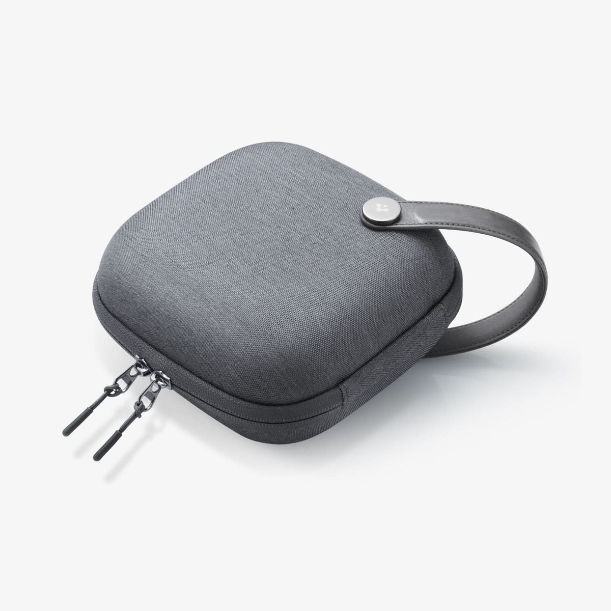Spigen Mac mini M4 / M4 Pro (2024) Carrying Pouch – Klasden — Charcoal Gray, fit, construction or use view 4