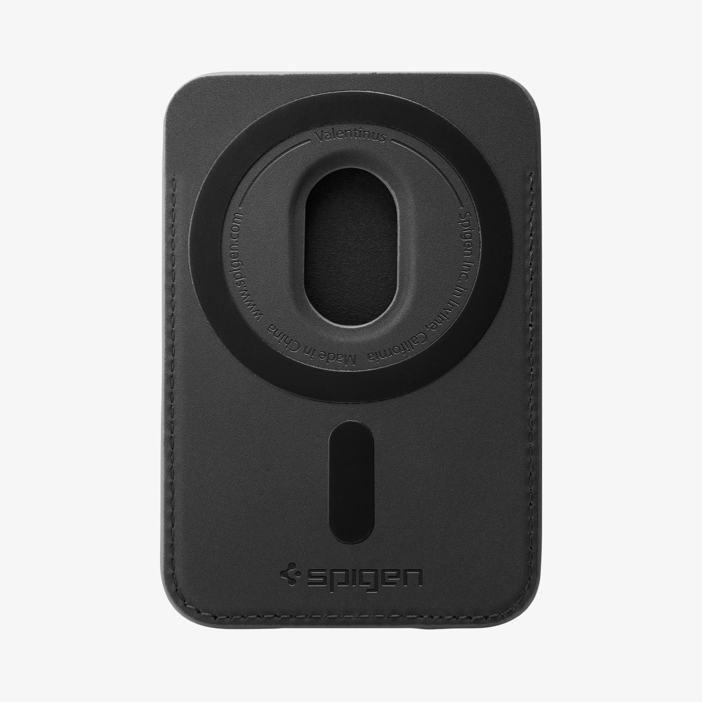 Rear magnetic attachment surface of the Spigen Valentinus MagFit wallet