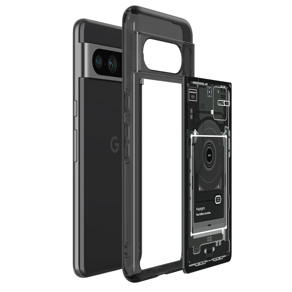 Spigen Pixel 8 Pro Case Ultra Hybrid Zero One view 8