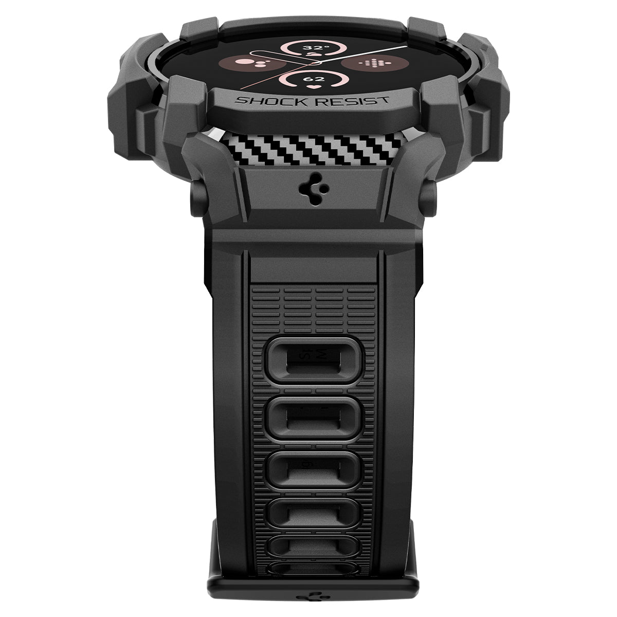 Spigen Pixel Watch 3 (45mm) Case + Case Rugged Armor Pro view 6