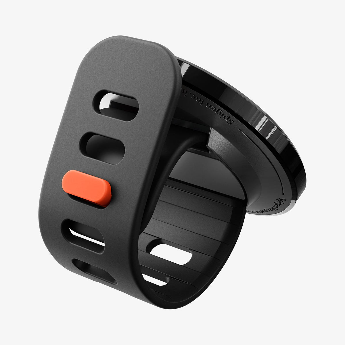 Spigen MagSafe Stroller Phone Mount – OM200 (MagFit) — Black, fit, construction or use view 4