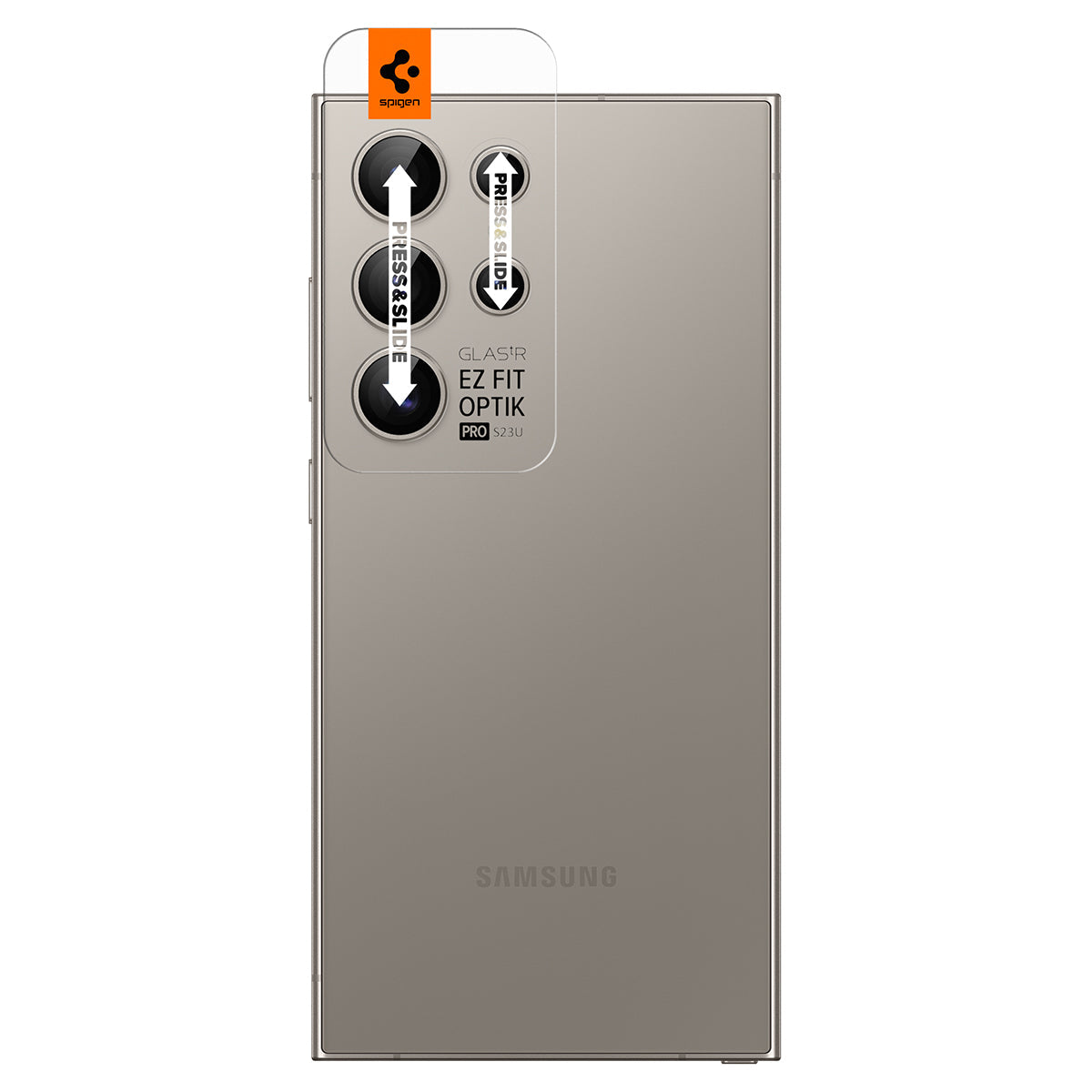 Spigen Galaxy S24 Ultra Lens Protector Optik Pro EZ Fit (2 Pack) view 13