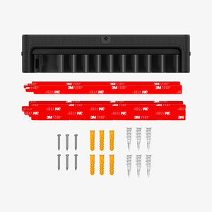 Spigen S341 organizer with adhesive pieces screws and anchors